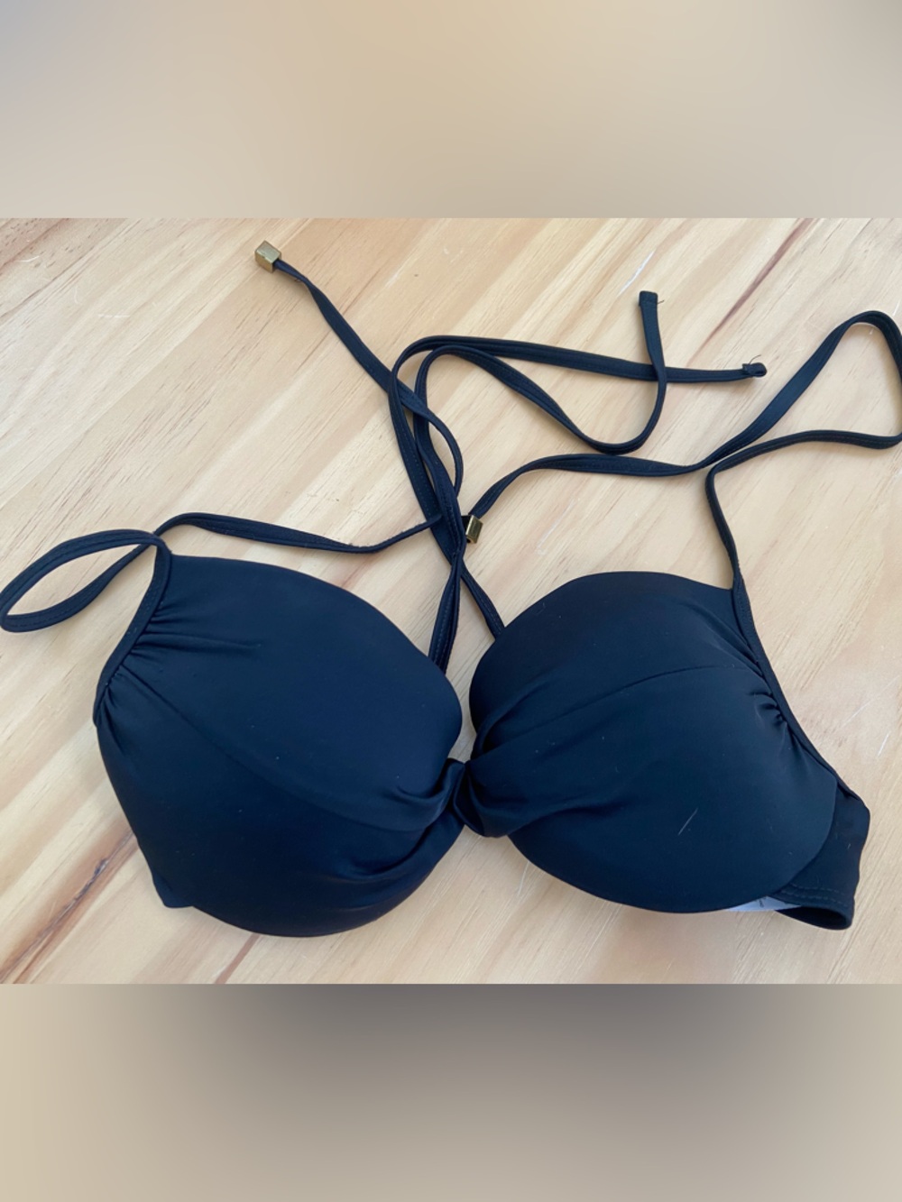 Topshop Black Women's Push-Up Bikini Top